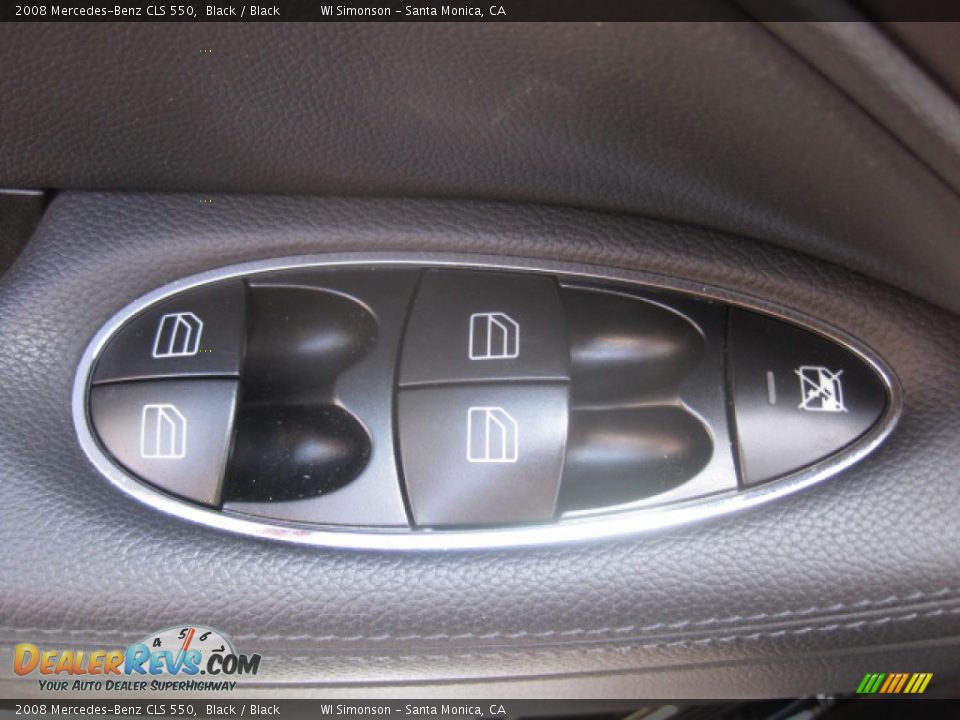 2008 Mercedes-Benz CLS 550 Black / Black Photo #8