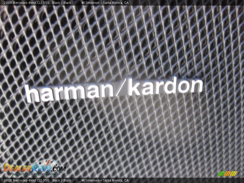 2008 Mercedes-Benz CLS 550 Black / Black Photo #9