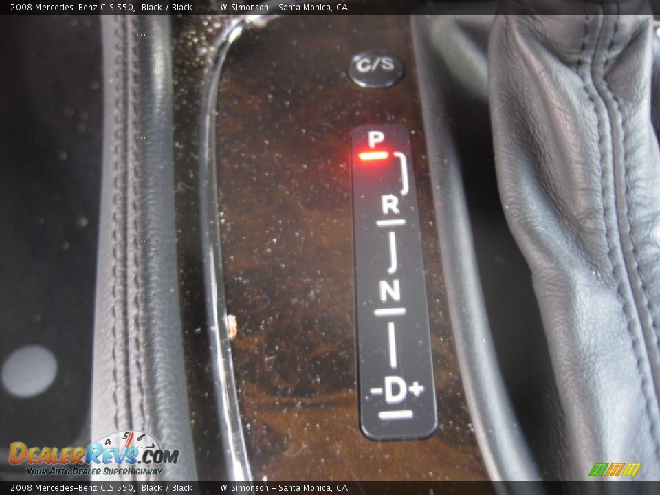2008 Mercedes-Benz CLS 550 Black / Black Photo #12
