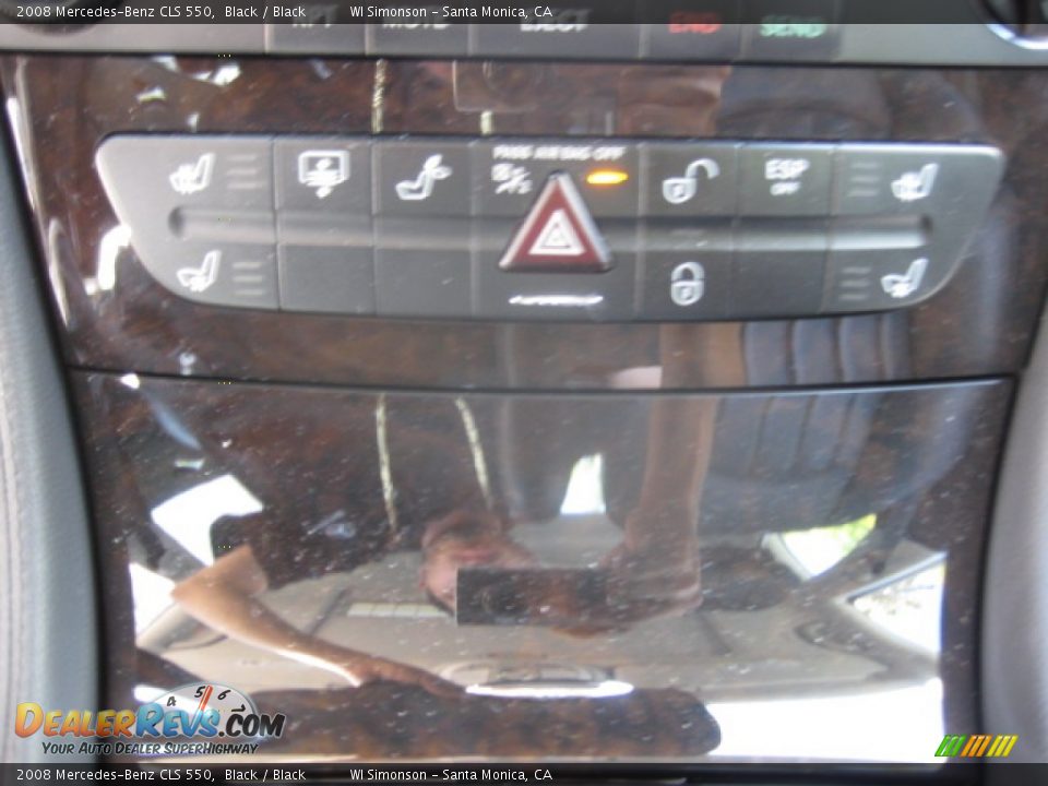 2008 Mercedes-Benz CLS 550 Black / Black Photo #13