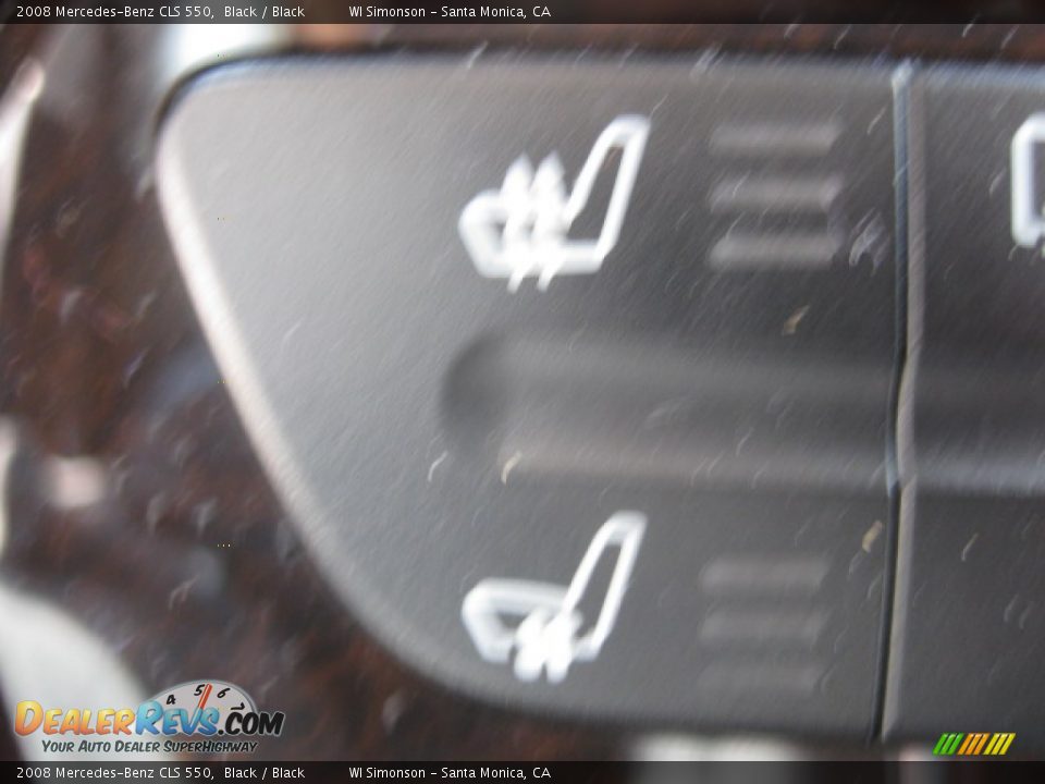 2008 Mercedes-Benz CLS 550 Black / Black Photo #14