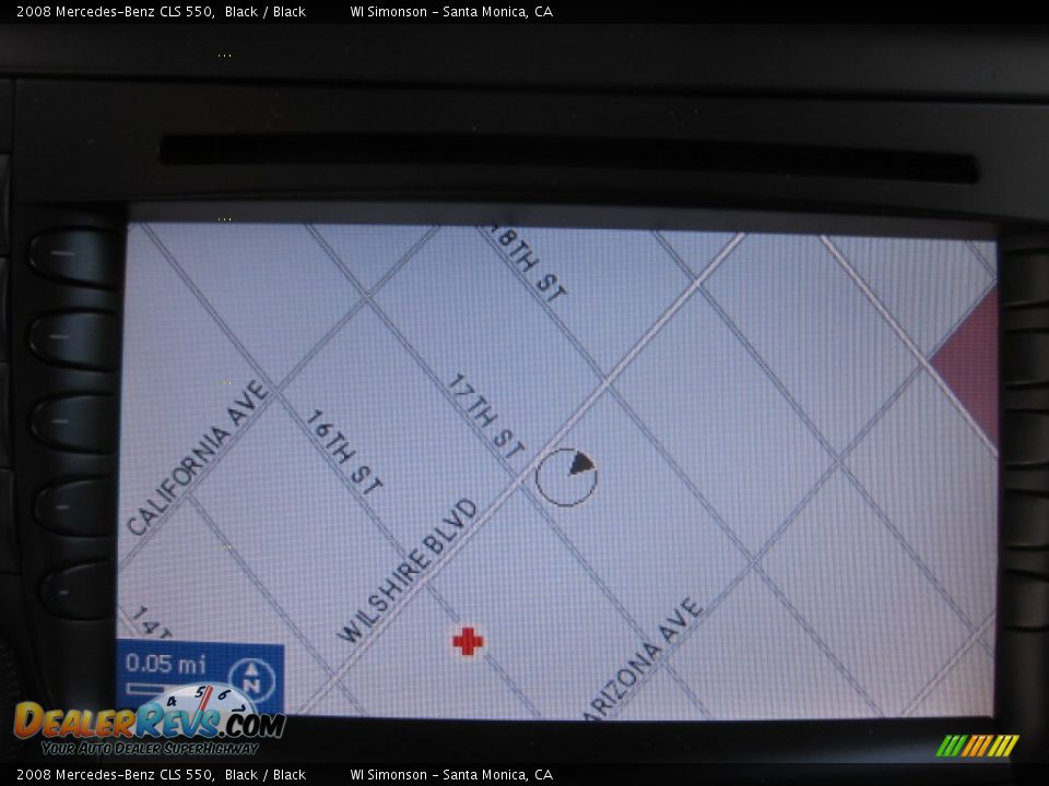 2008 Mercedes-Benz CLS 550 Black / Black Photo #16