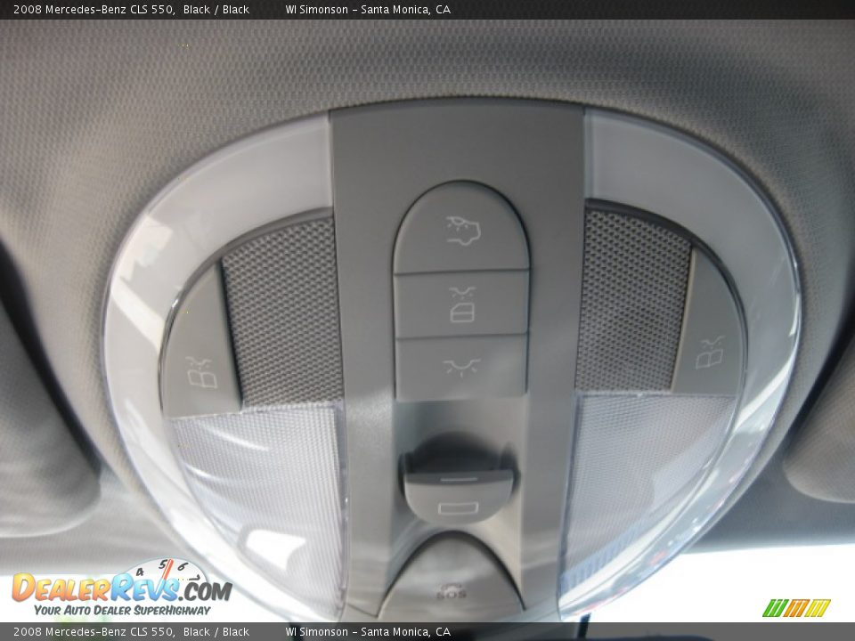 2008 Mercedes-Benz CLS 550 Black / Black Photo #17
