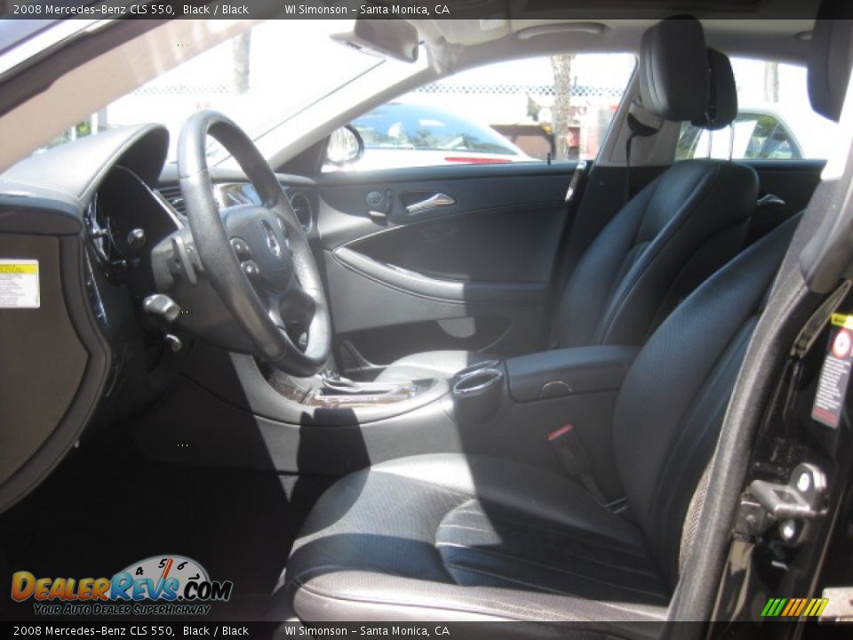 2008 Mercedes-Benz CLS 550 Black / Black Photo #18