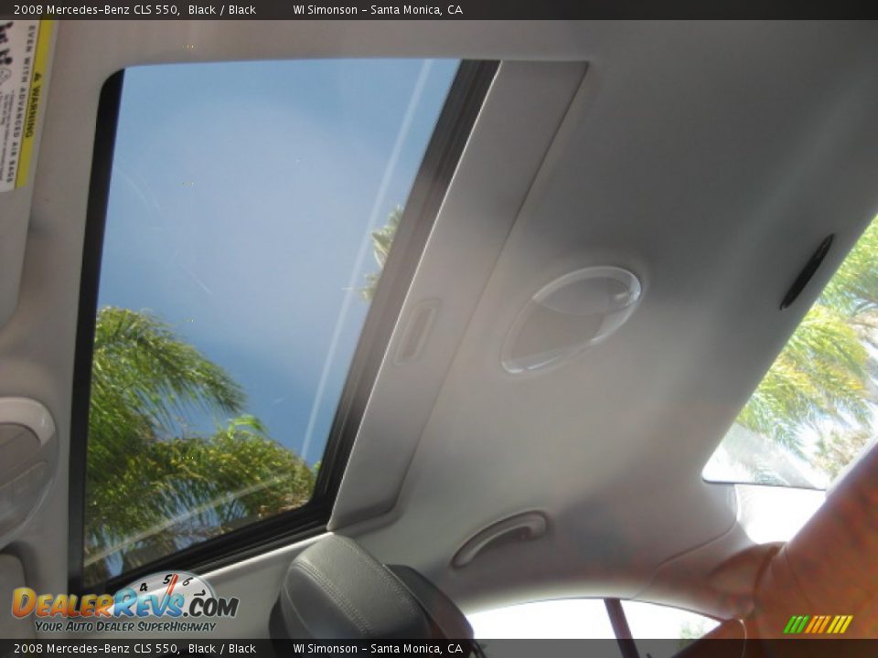 2008 Mercedes-Benz CLS 550 Black / Black Photo #21