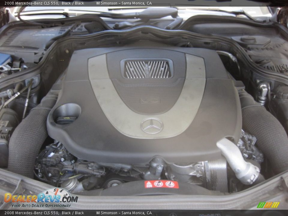 2008 Mercedes-Benz CLS 550 Black / Black Photo #22