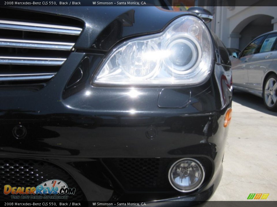 2008 Mercedes-Benz CLS 550 Black / Black Photo #23