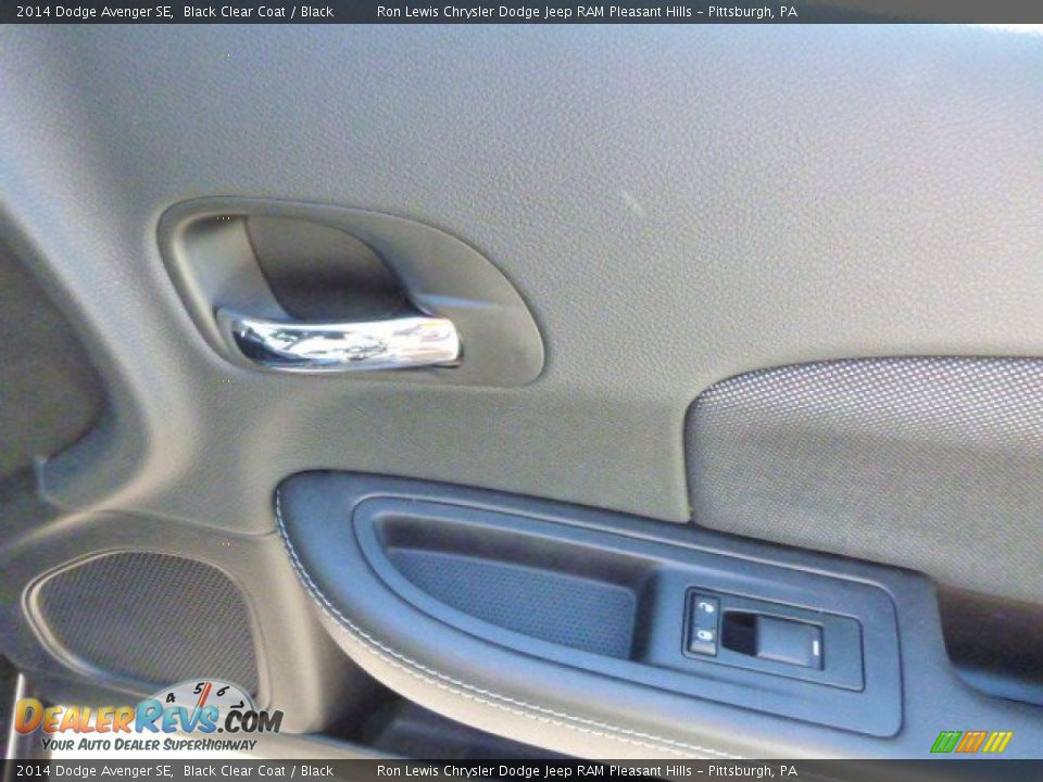 2014 Dodge Avenger SE Black Clear Coat / Black Photo #8