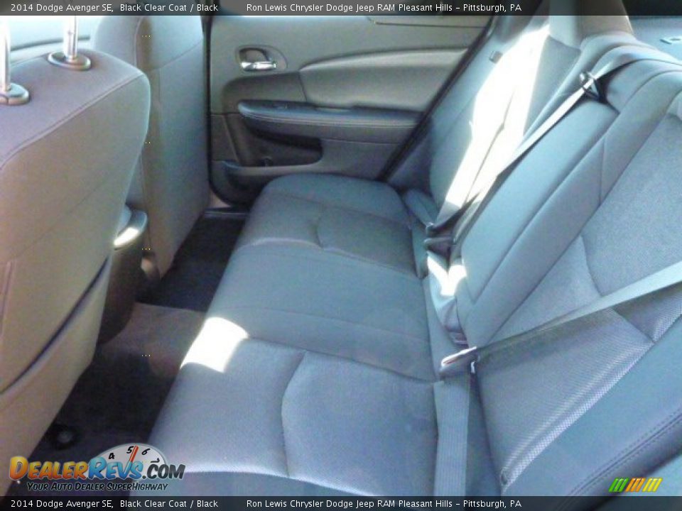 2014 Dodge Avenger SE Black Clear Coat / Black Photo #13
