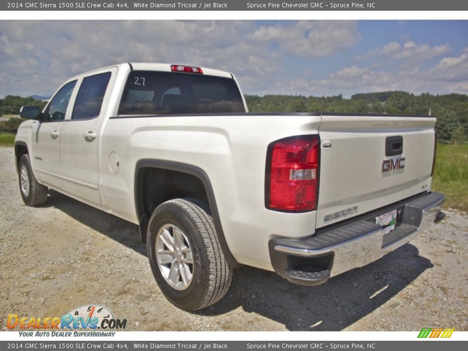 2014 GMC Sierra 1500 SLE Crew Cab 4x4 White Diamond Tricoat / Jet Black Photo #4