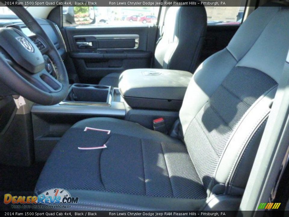 Front Seat of 2014 Ram 1500 Sport Quad Cab 4x4 Photo #11