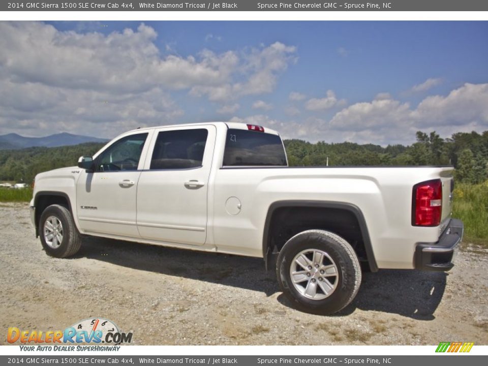 2014 GMC Sierra 1500 SLE Crew Cab 4x4 White Diamond Tricoat / Jet Black Photo #5