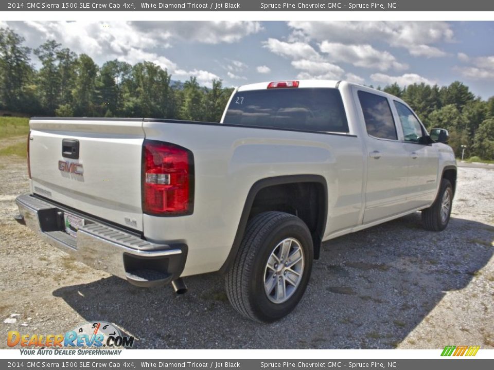 2014 GMC Sierra 1500 SLE Crew Cab 4x4 White Diamond Tricoat / Jet Black Photo #7
