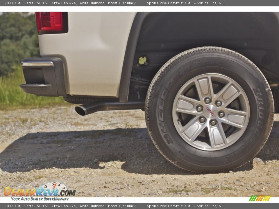 2014 GMC Sierra 1500 SLE Crew Cab 4x4 White Diamond Tricoat / Jet Black Photo #9