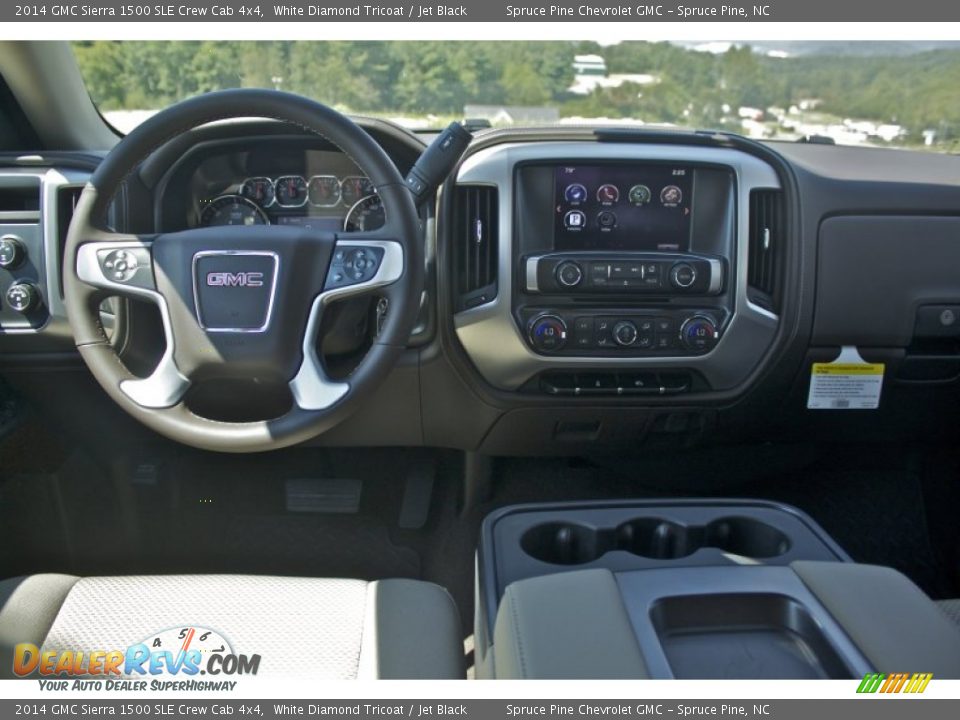 2014 GMC Sierra 1500 SLE Crew Cab 4x4 White Diamond Tricoat / Jet Black Photo #12