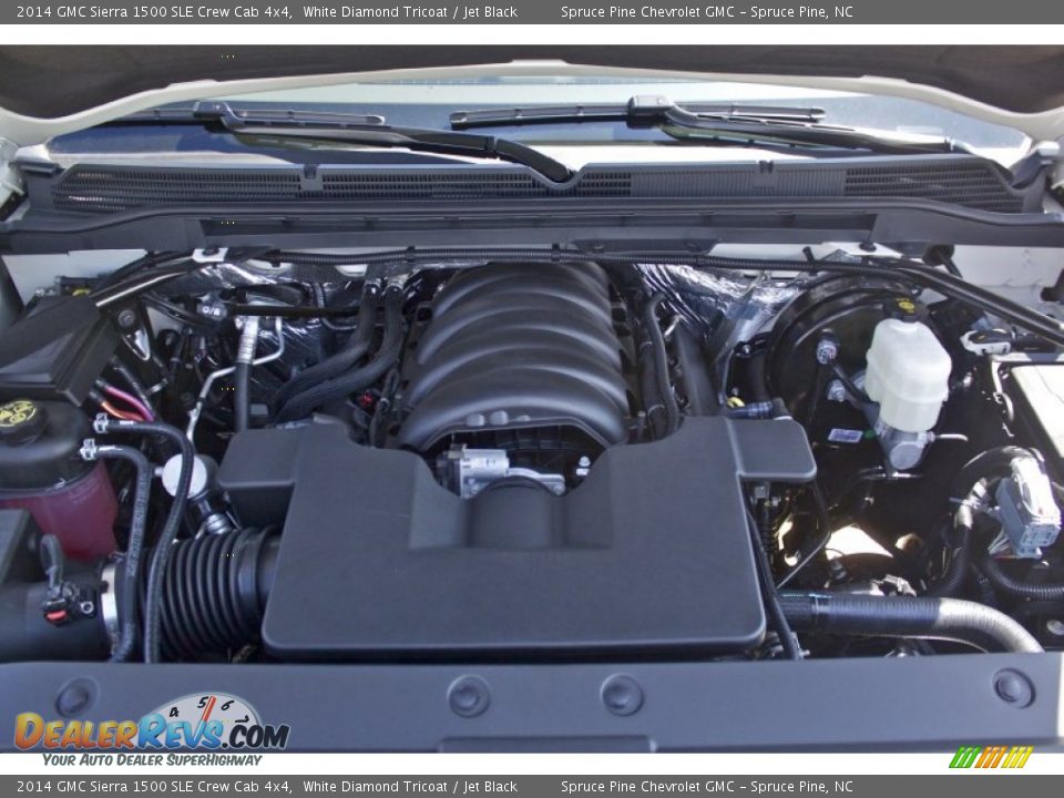 2014 GMC Sierra 1500 SLE Crew Cab 4x4 White Diamond Tricoat / Jet Black Photo #14
