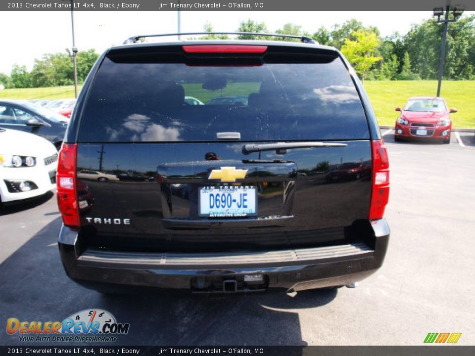 2013 Chevrolet Tahoe LT 4x4 Black / Ebony Photo #5
