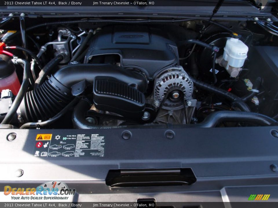 2013 Chevrolet Tahoe LT 4x4 Black / Ebony Photo #6
