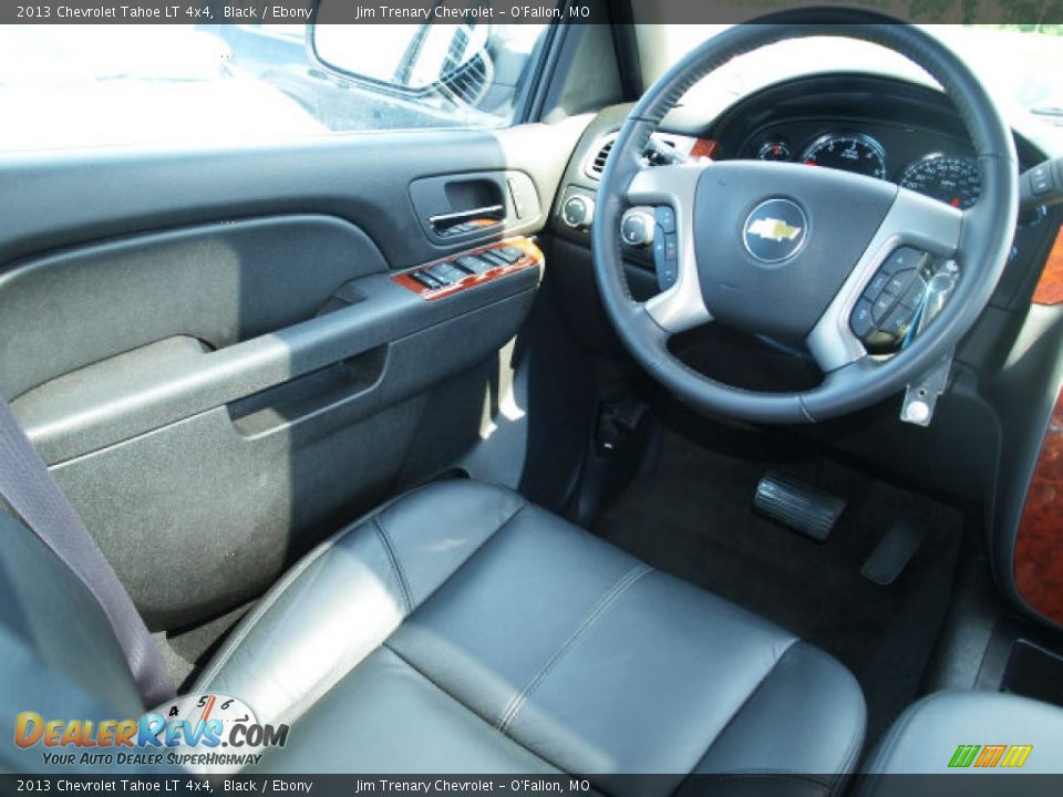 2013 Chevrolet Tahoe LT 4x4 Black / Ebony Photo #10