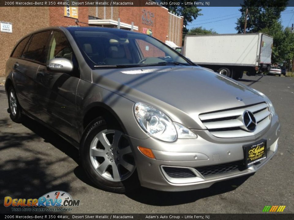 2006 Mercedes-Benz R 350 4Matic Desert Silver Metallic / Macadamia Photo #3