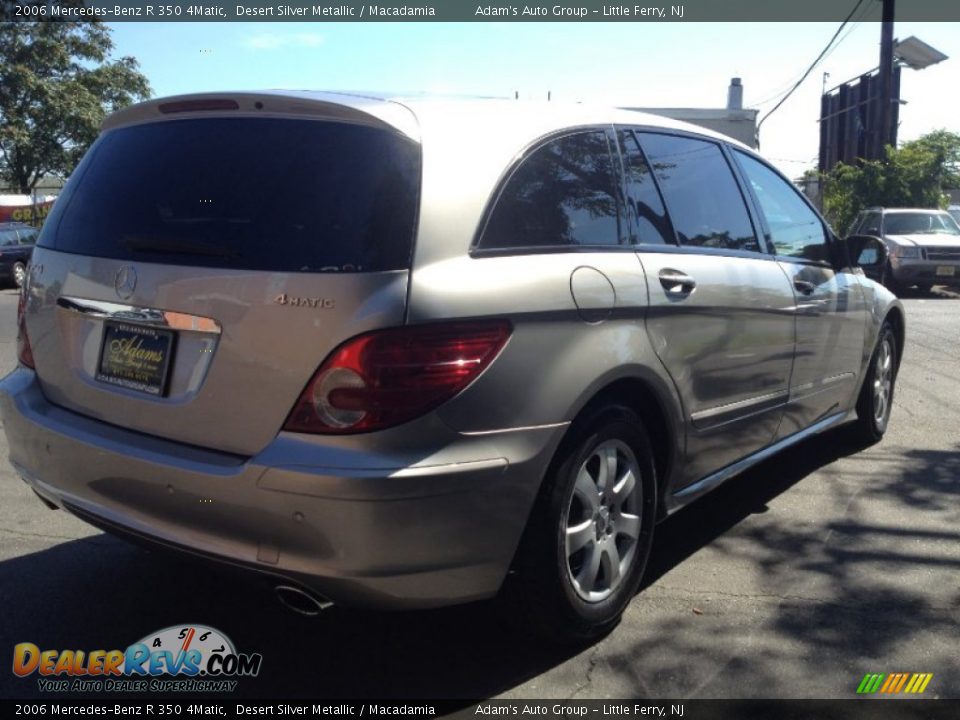 2006 Mercedes-Benz R 350 4Matic Desert Silver Metallic / Macadamia Photo #4