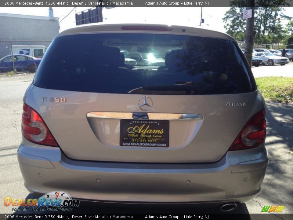 2006 Mercedes-Benz R 350 4Matic Desert Silver Metallic / Macadamia Photo #5