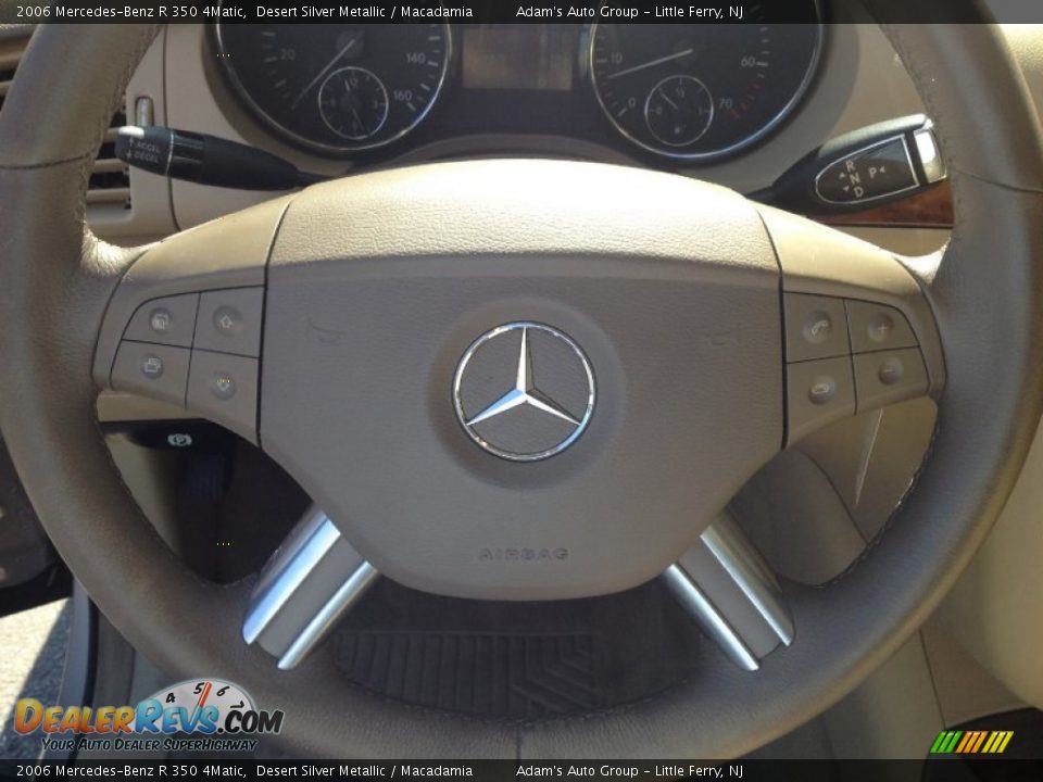 2006 Mercedes-Benz R 350 4Matic Desert Silver Metallic / Macadamia Photo #11
