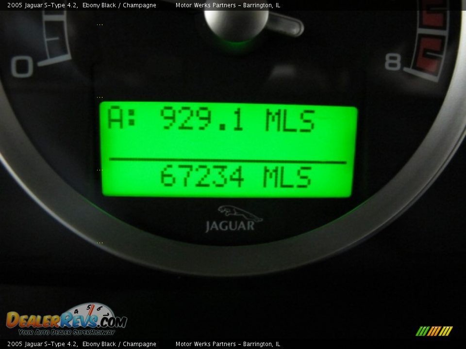 2005 Jaguar S-Type 4.2 Ebony Black / Champagne Photo #31