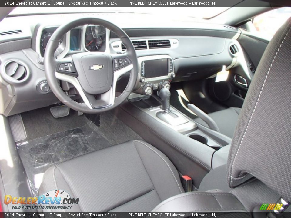 Black Interior - 2014 Chevrolet Camaro LT Coupe Photo #5