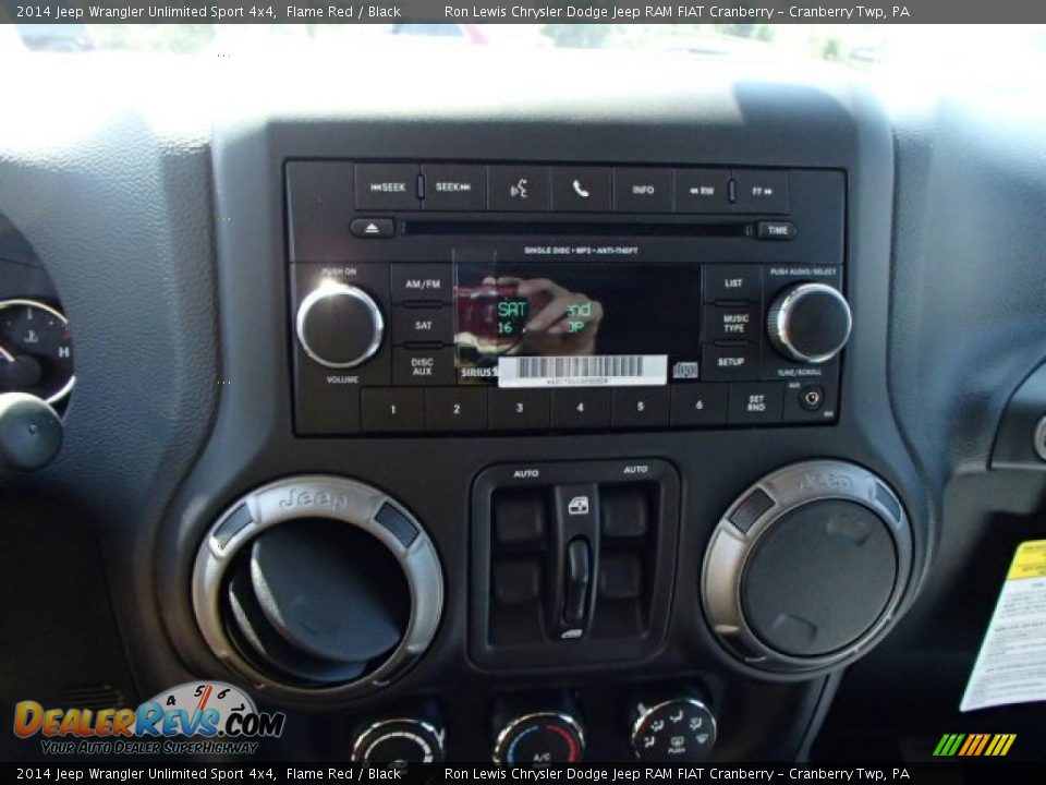 2014 Jeep Wrangler Unlimited Sport 4x4 Flame Red / Black Photo #16