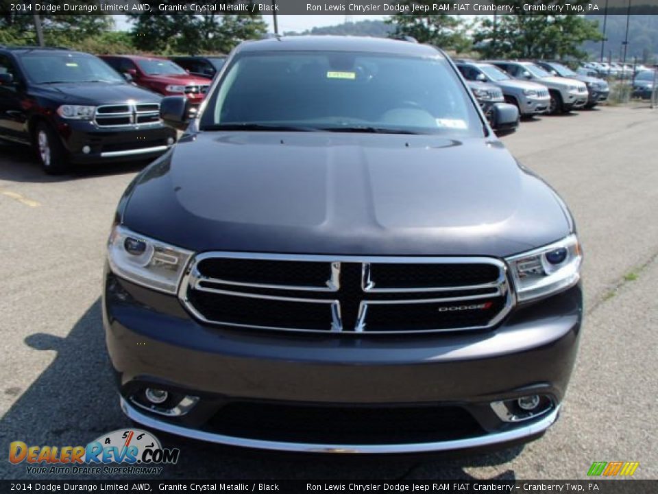 2014 Dodge Durango Limited AWD Granite Crystal Metallic / Black Photo #3