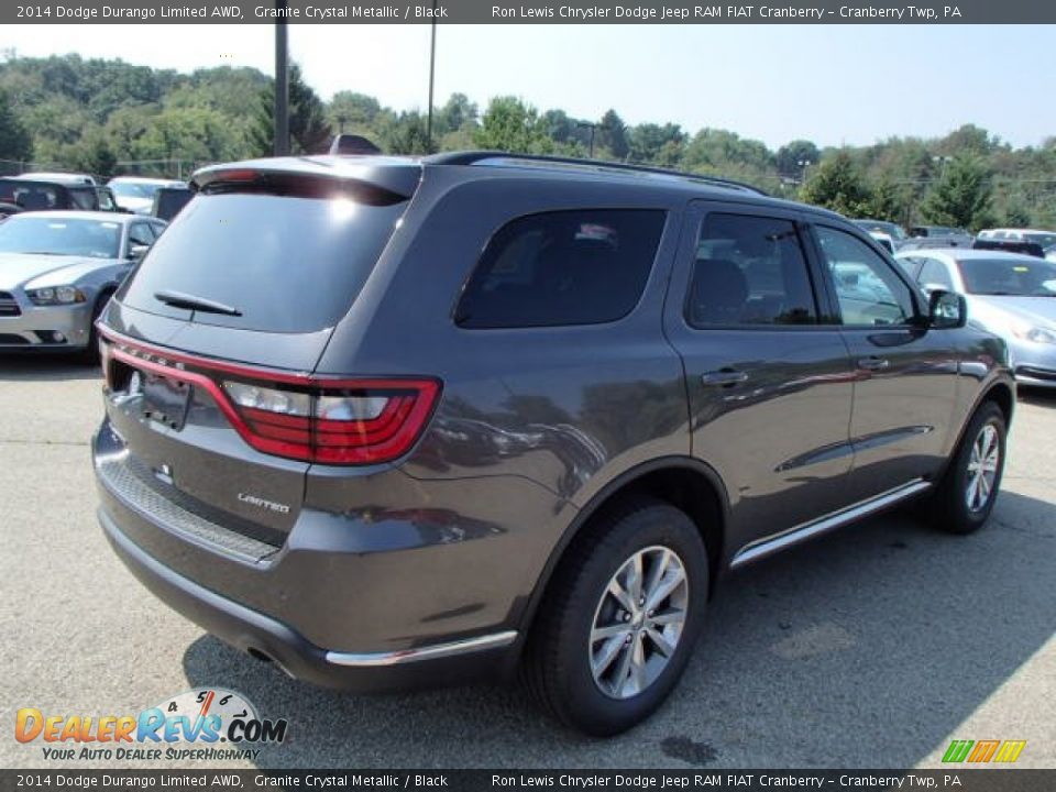 2014 Dodge Durango Limited AWD Granite Crystal Metallic / Black Photo #6