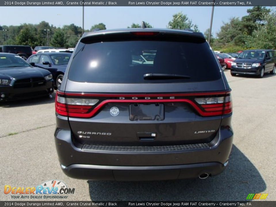 2014 Dodge Durango Limited AWD Granite Crystal Metallic / Black Photo #7