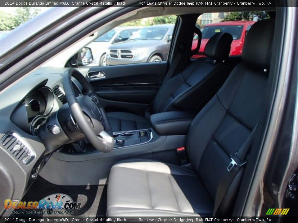 Front Seat of 2014 Dodge Durango Limited AWD Photo #10