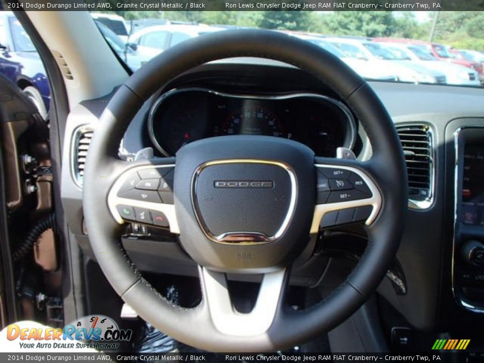2014 Dodge Durango Limited AWD Steering Wheel Photo #19