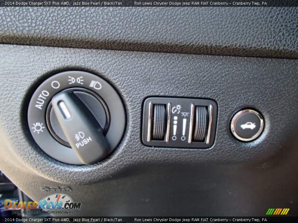 Controls of 2014 Dodge Charger SXT Plus AWD Photo #19
