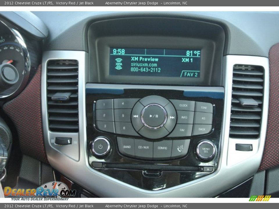 2012 Chevrolet Cruze LT/RS Victory Red / Jet Black Photo #15