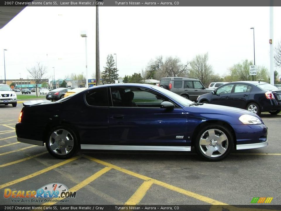 2007 Chevrolet Monte Carlo SS Laser Blue Metallic / Gray Photo #5