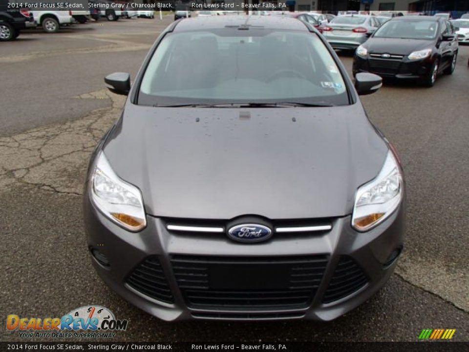 2014 Ford Focus SE Sedan Sterling Gray / Charcoal Black Photo #3