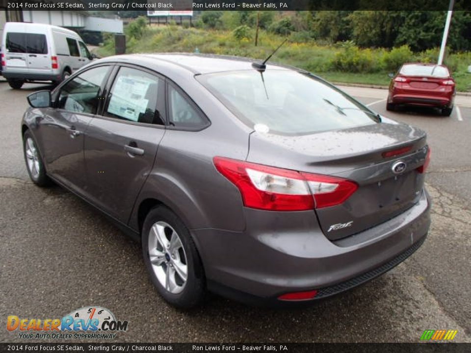 2014 Ford Focus SE Sedan Sterling Gray / Charcoal Black Photo #6