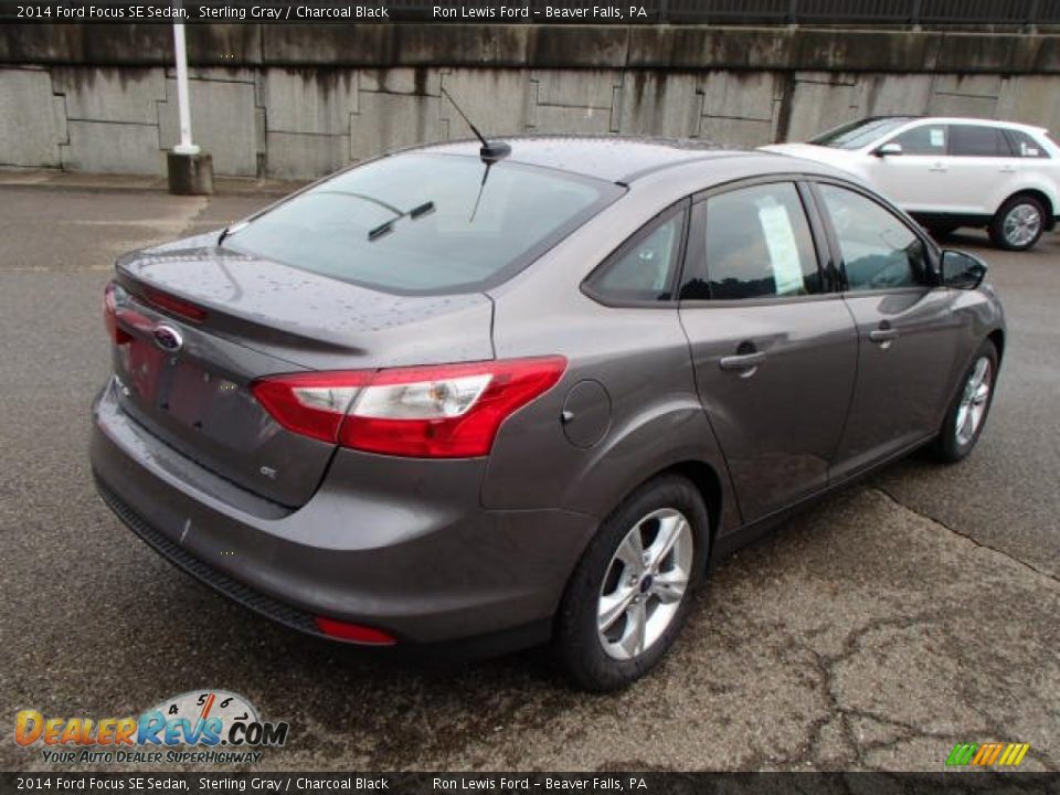 2014 Ford Focus SE Sedan Sterling Gray / Charcoal Black Photo #8