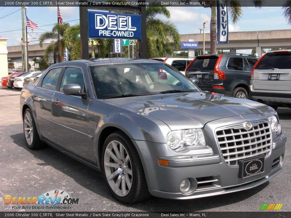 2006 Chrysler 300 C SRT8 Silver Steel Metallic / Dark Slate Gray/Light Graystone Photo #1