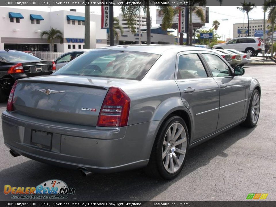 2006 Chrysler 300 C SRT8 Silver Steel Metallic / Dark Slate Gray/Light Graystone Photo #3