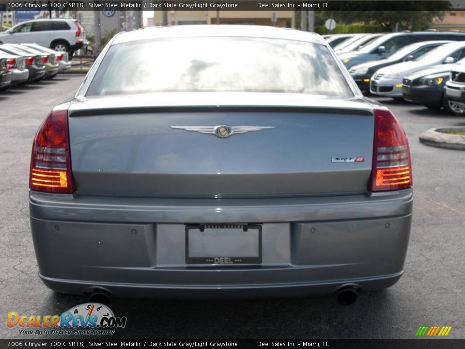 2006 Chrysler 300 C SRT8 Silver Steel Metallic / Dark Slate Gray/Light Graystone Photo #4