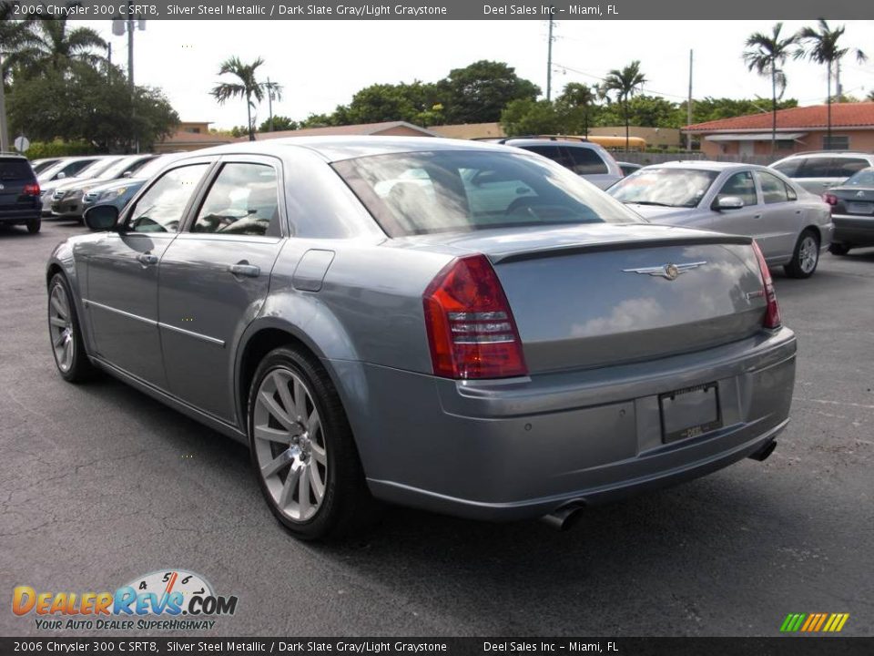2006 Chrysler 300 C SRT8 Silver Steel Metallic / Dark Slate Gray/Light Graystone Photo #5