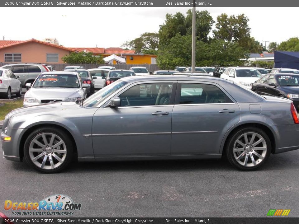 2006 Chrysler 300 C SRT8 Silver Steel Metallic / Dark Slate Gray/Light Graystone Photo #6