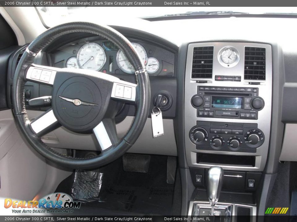 2006 Chrysler 300 C SRT8 Silver Steel Metallic / Dark Slate Gray/Light Graystone Photo #13