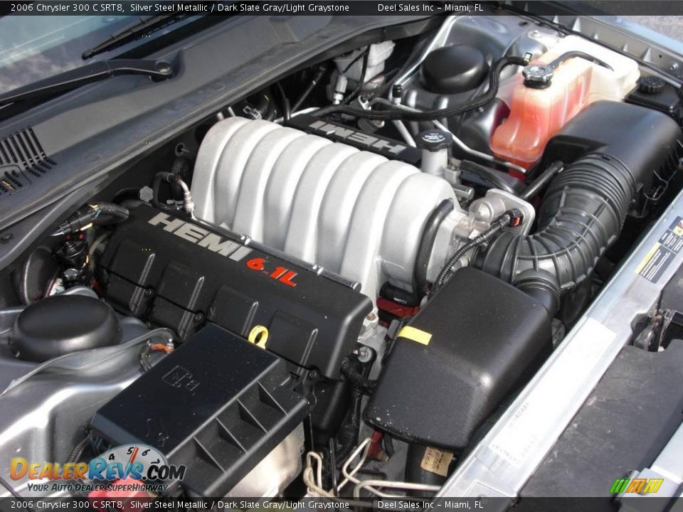 2006 Chrysler 300 C SRT8 Silver Steel Metallic / Dark Slate Gray/Light Graystone Photo #15