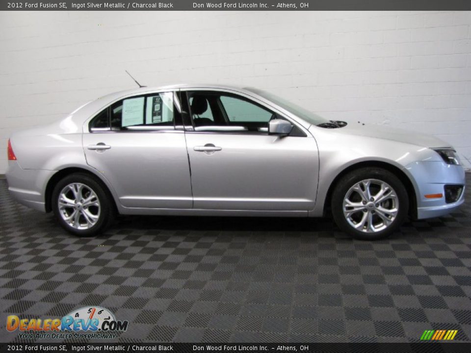 2012 Ford Fusion SE Ingot Silver Metallic / Charcoal Black Photo #3