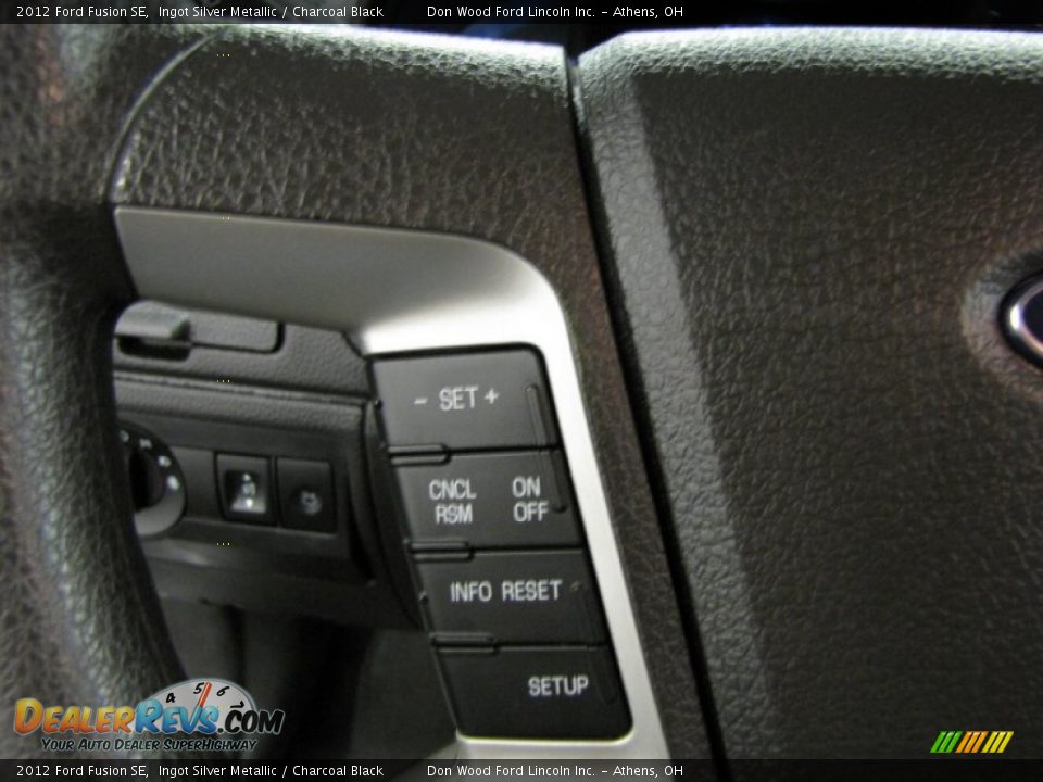2012 Ford Fusion SE Ingot Silver Metallic / Charcoal Black Photo #17